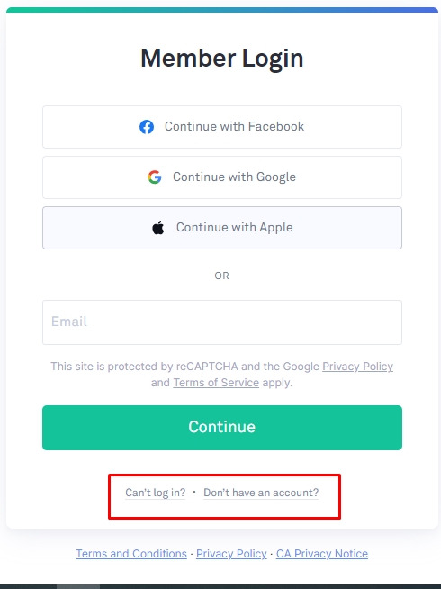 Click Create account on grammarly