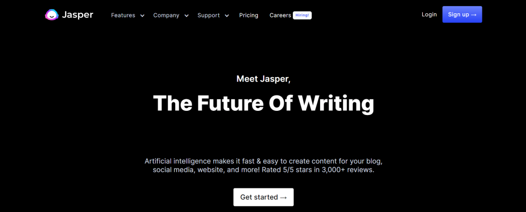 Jasper AI Official Homepage