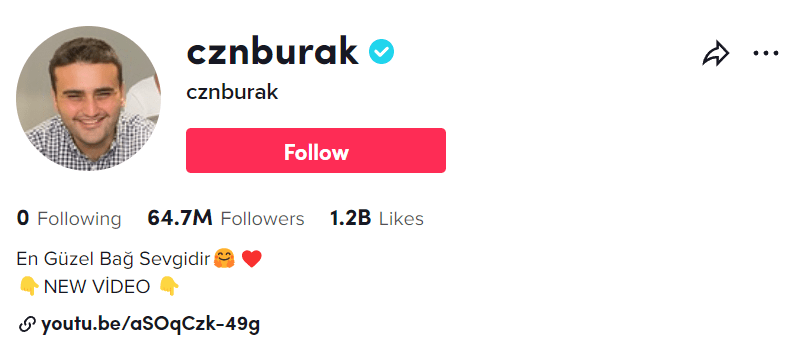 Burak Özdemir - Most Followed People on TikTok