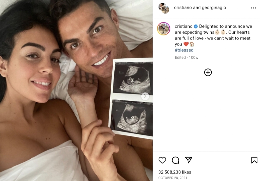 Ronaldo's Twins Announcement