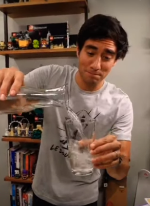 Glass and Cake Illusion By Zach King
